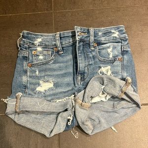 american eagle jean shorts